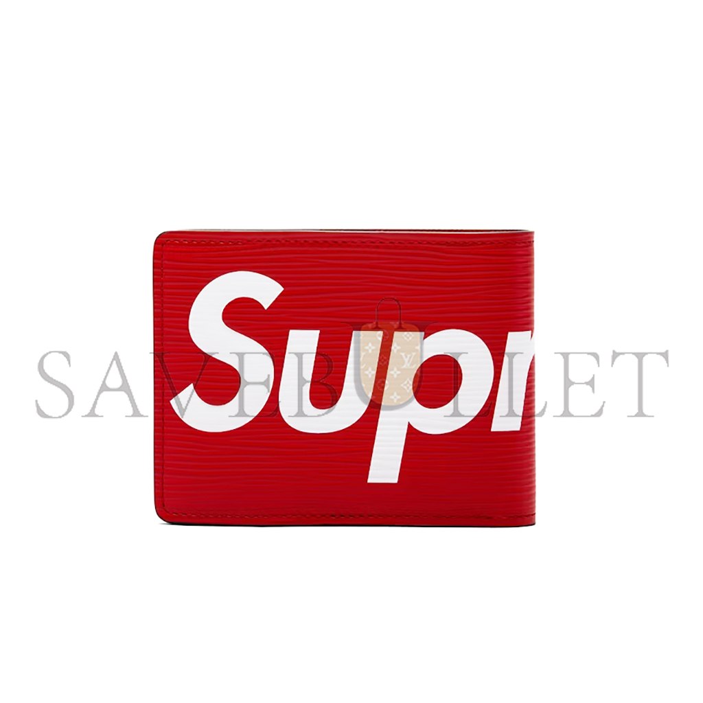 LOUIS VUITTON X SUPREME SLENDER WALLET M67542 (11.5*9*1.5cm)